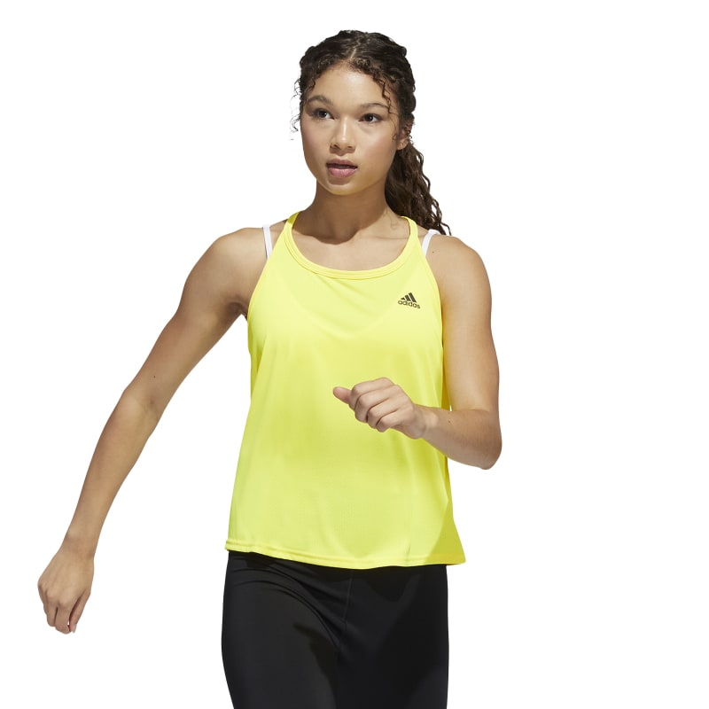 adidas Parley Run Fast Running Tanktop Damen - gelb