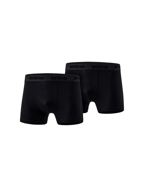 Erima 2-Pack Boxershorts Herren - schwarz