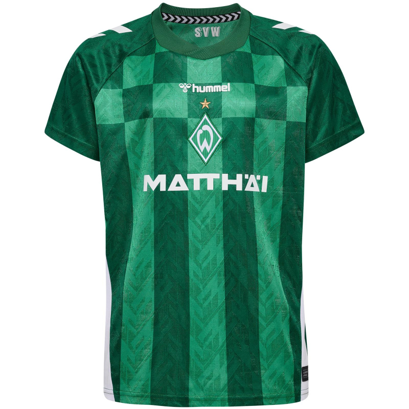 hummel SV Werder Bremen Trikot Home 24/25 Kinder - grün/weiß-152
