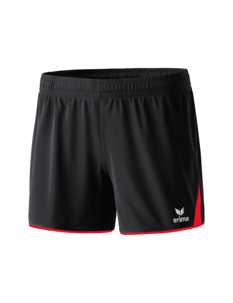 Erima Classic 5-C Shorts Damen - schwarz/rot