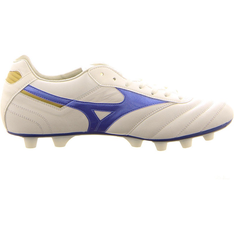 Mizuno Morelia 2 Elite FG Herren - weiß/blau/gold