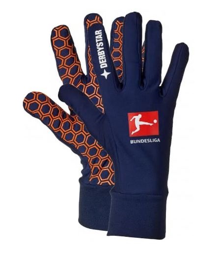 Derbystar Bundesliga Spielerhandschuhe v21 - blau/orange