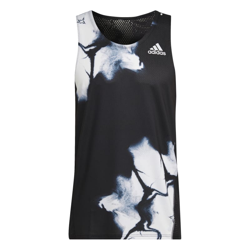 adidas Fast Graphic Tanktop Herren - schwarz/weiß