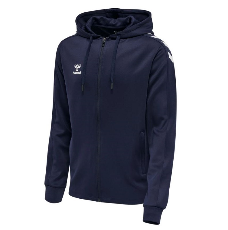 hummel Core XK Poly Full-Zip Hoodie Herren - navy