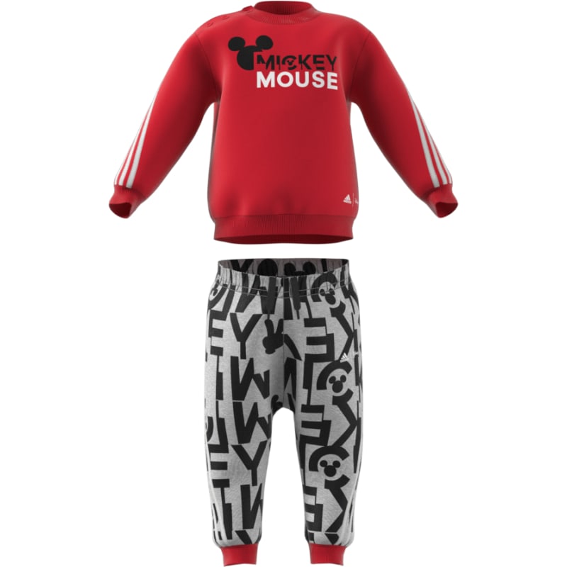 adidas X Disney Mickey Mouse Jogginganzug Kinder - rot/grau