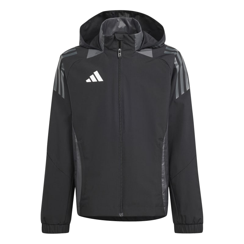 adidas Tiro 24 Competition Allwetterjacke Kinder - schwarz/grau