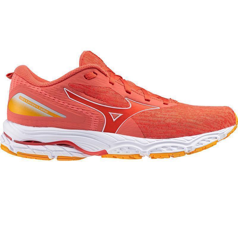 Mizuno Wave Prodigy 5 Laufschuhe Damen - orange/weiß/gelb