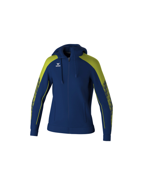 Erima Evo Star Trainingsjacke mit Kapuze Damen - navy/grün