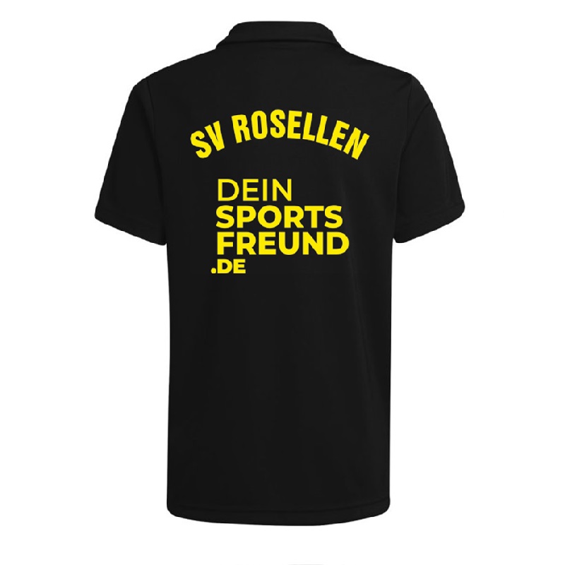 SV Rosellen x adidas Entrada 22 Poloshirt Herren - schwarz