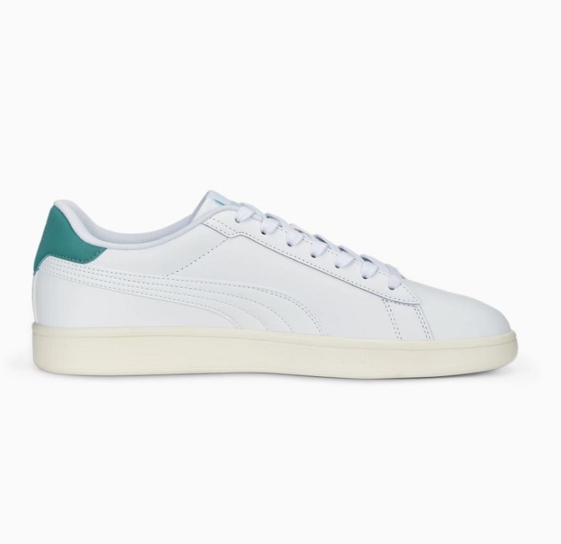 Puma Smash 3.0 L Sneaker Herren - weiß/türkis