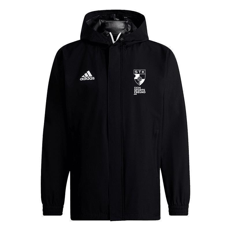 Teutonia Kleinenbroich x adidas Entrada 22 Allwetterjacke Herren - schwarz