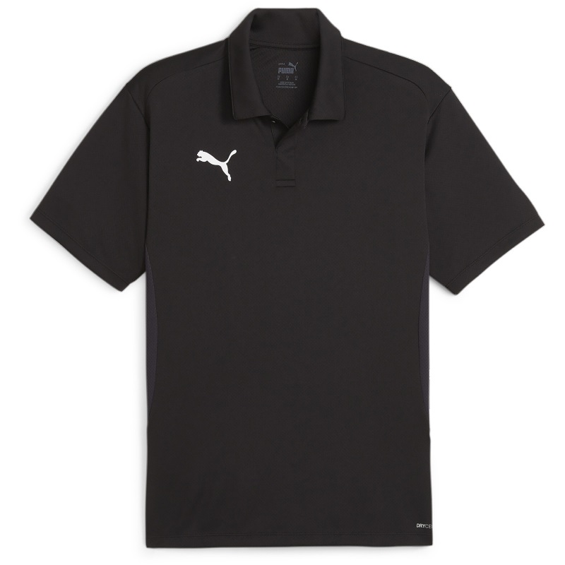 Puma teamGOAL Poloshirt Herren - schwarz/weiß