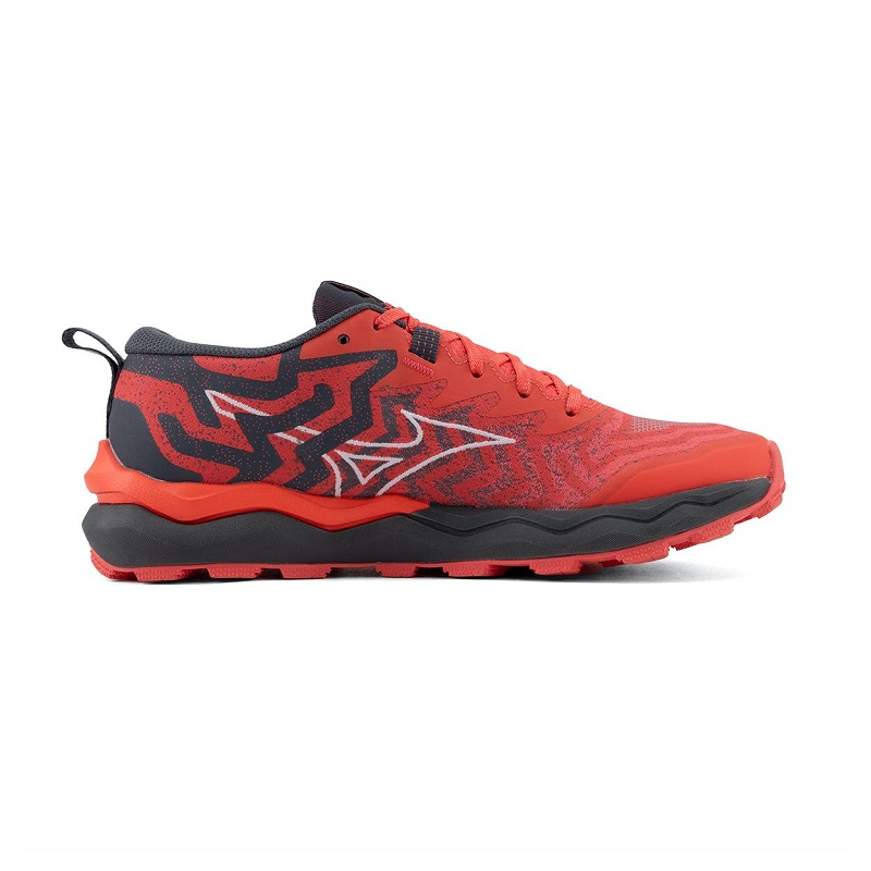 Mizuno Wave Daichi 8 Trail Running Damen - rot/grau/weiß