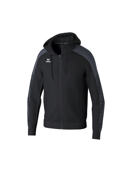 Erima Evo Star Trainingsjacke mit Kapuze Herren - schwarz