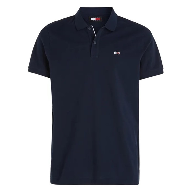 Tommy Hilfiger Slim Placket Poloshirt Herren - navy