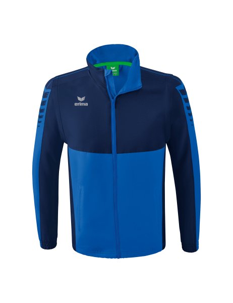 Erima Six Wings Jacke mit abnehmbaren Ärmeln Herren - blau