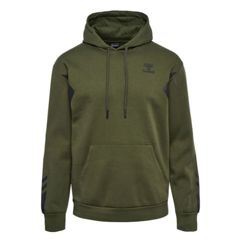 hummel Active Cotton Hoddie Herren - dunkelgrün