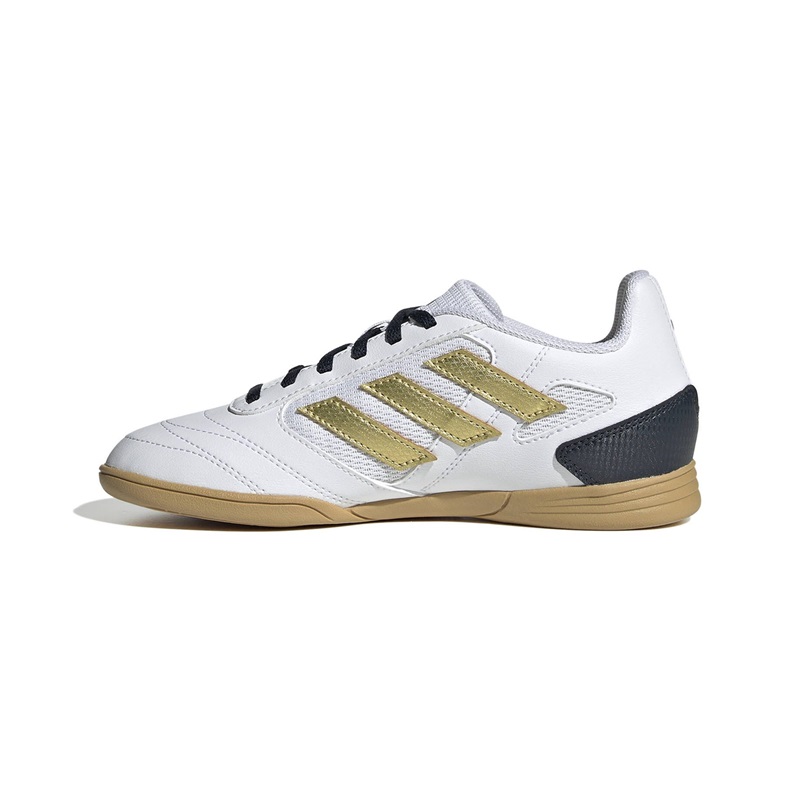 adidas Super Sala II IN Kinder - weiß/schwarz/gold