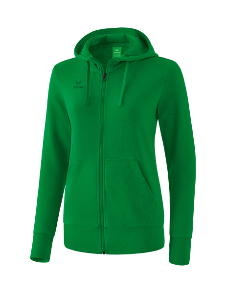 Erima Kapuzensweatjacke Damen - grün