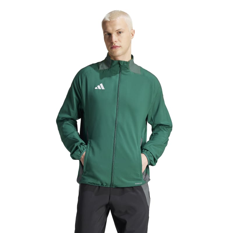 adidas Tiro 24 Competition Präsentationsjacke Herren - grün/grau