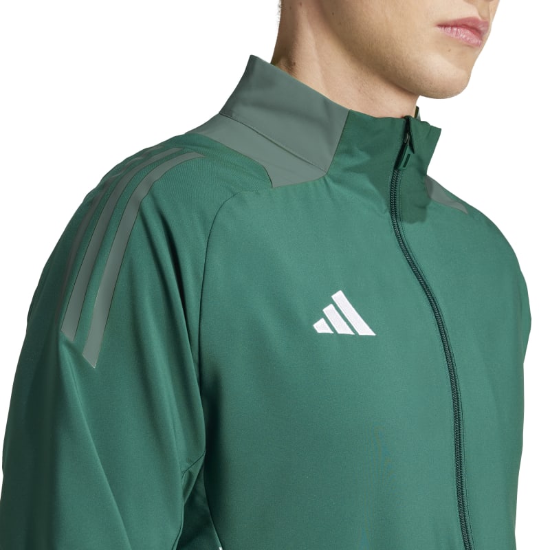 adidas Tiro 24 Competition Präsentationsjacke Herren - grün/grau