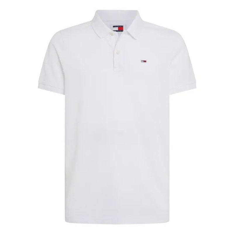 Tommy Hilfiger Slim Placket Poloshirt Herren - weiß