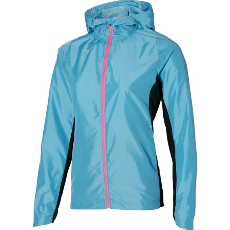 Mizuno Alpha Laufjacke Damen - blau/schwarz