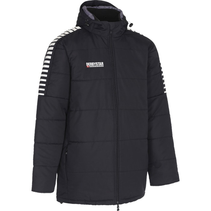 Derbystar Hyper Stadionjacke Herren - schwarz/weiß