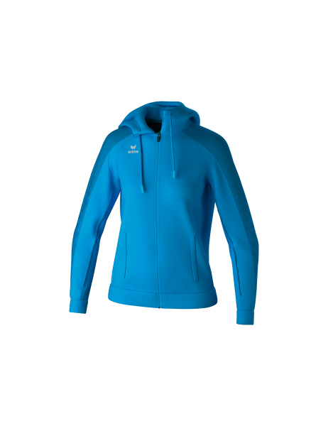 Erima Evo Star Trainingsjacke mit Kapuze Damen - türkis