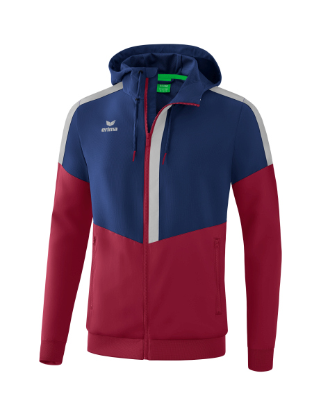 Erima Squad Tracktop Jacke mit Kapuze Herren - blau