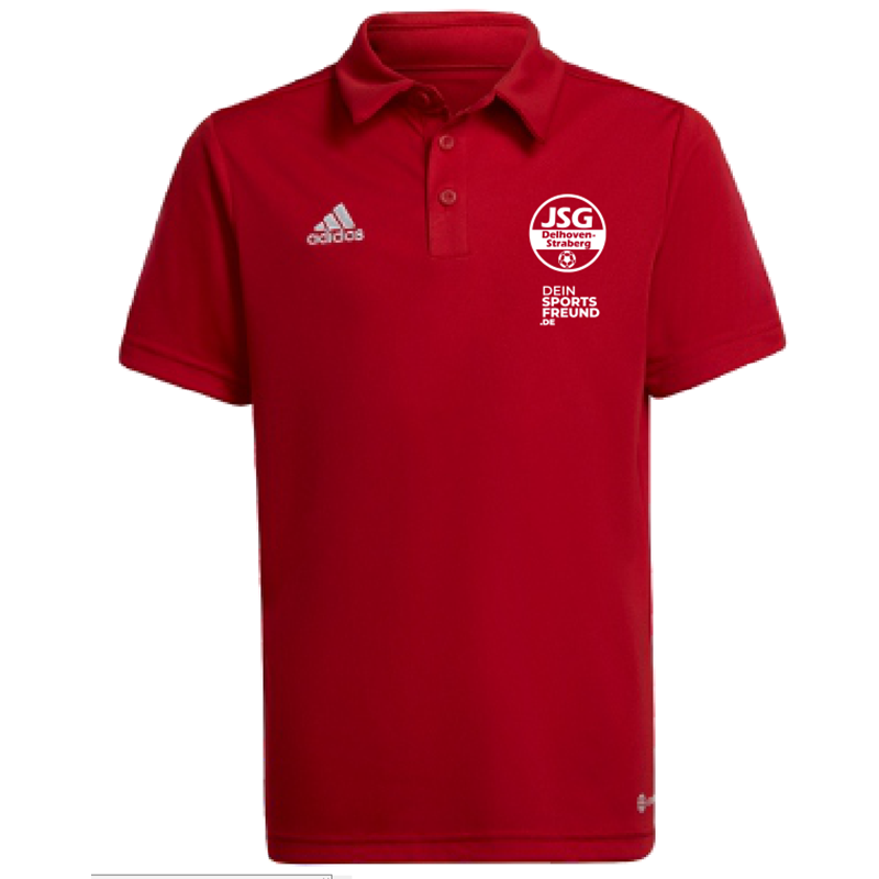 JSG Delhoven-Straberg x adidas Entrada 22 Poloshirt Herren - rot