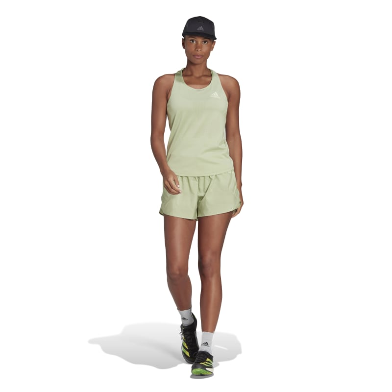 adidas Parley Adizero Run Tanktop Damen - hellgrün