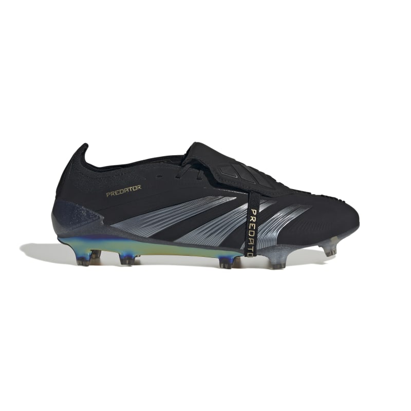 adidas Predator Elite Fold-Over Tongue FG Herren - schwarz/silber/gold