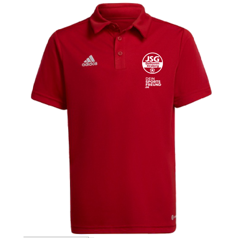 JSG Delhoven-Straberg x adidas Entrada 22 Poloshirt Kinder - rot