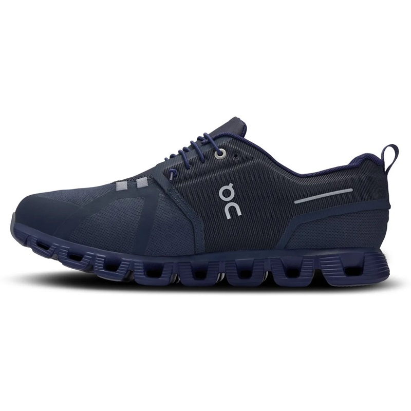 On Cloud 5 Laufschuhe Waterproof Herren - navy/silber