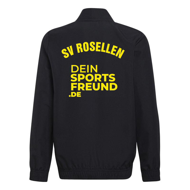 SV Rosellen x adidas Entrada 22 Präsentationsjacke Kinder - schwarz