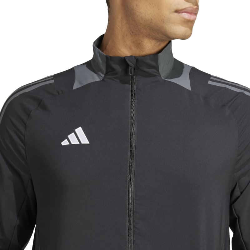 adidas Tiro 24 Competition Präsentationsjacke Herren - schwarz/grau