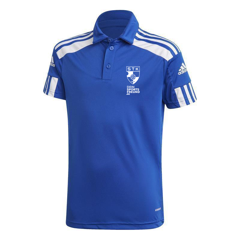 Teutonia Kleinenbroich x adidas Squadra 21 Poloshirt Kinder - blau/weiß