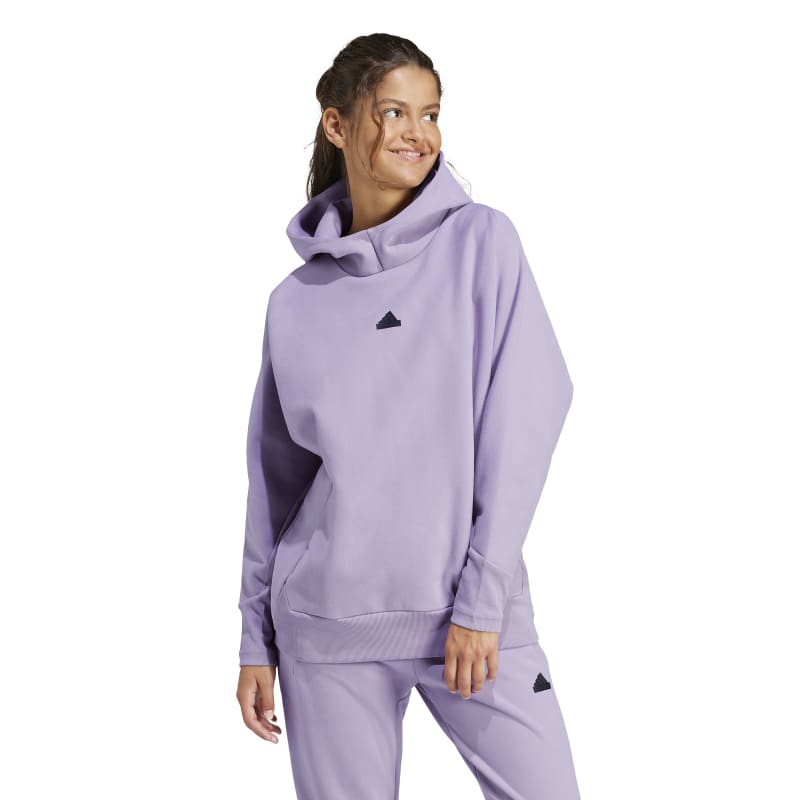 Adidas hoodie damen lila online