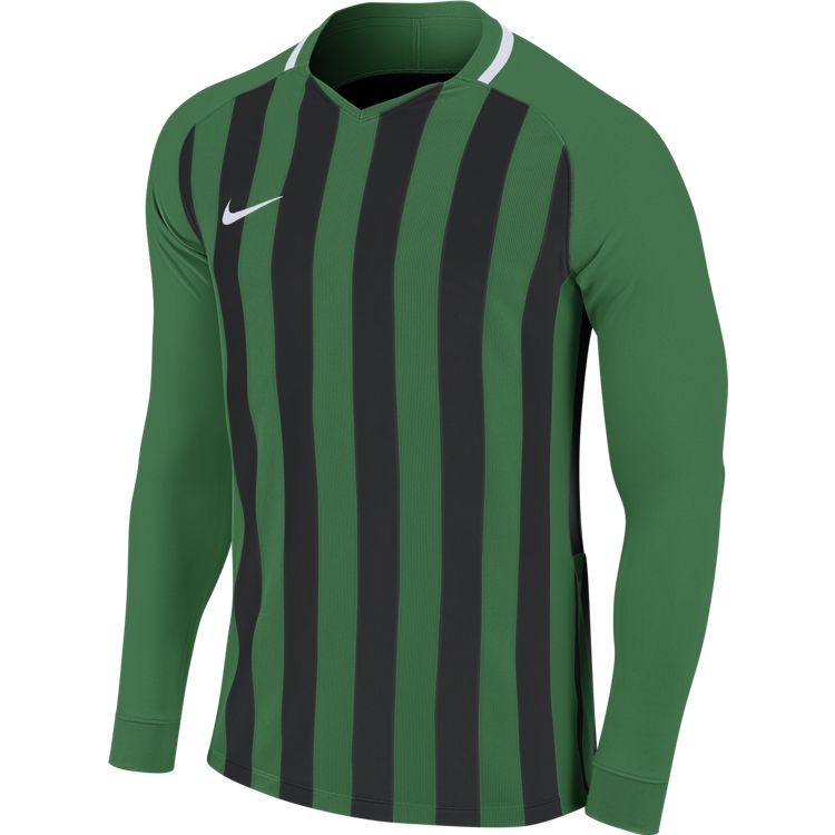 Nike Striped Division III Trikot Langarm Herren - grün/schwarz