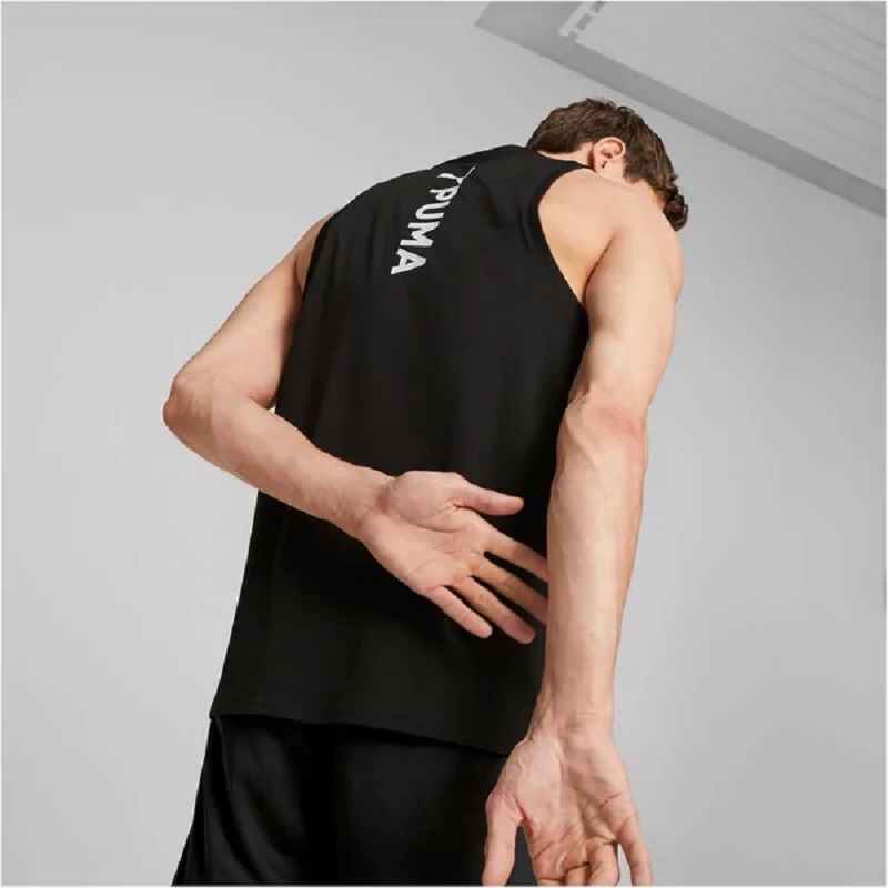 Tank Top Herren schwarz