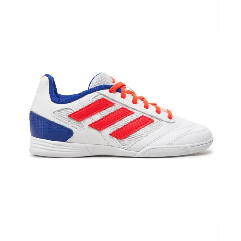 adidas Super Sala II IN Kinder - weiß/blau/orange