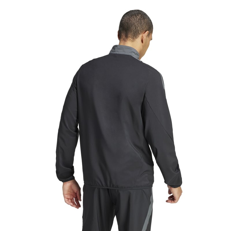 adidas Tiro 24 Competition Präsentationsjacke Herren - schwarz/grau