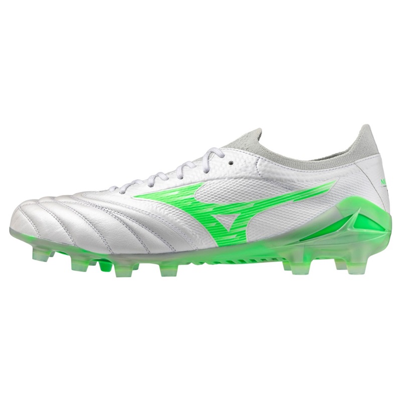 Mizuno Morelia Neo Beta Elite MD FG Herren - weiß/grün