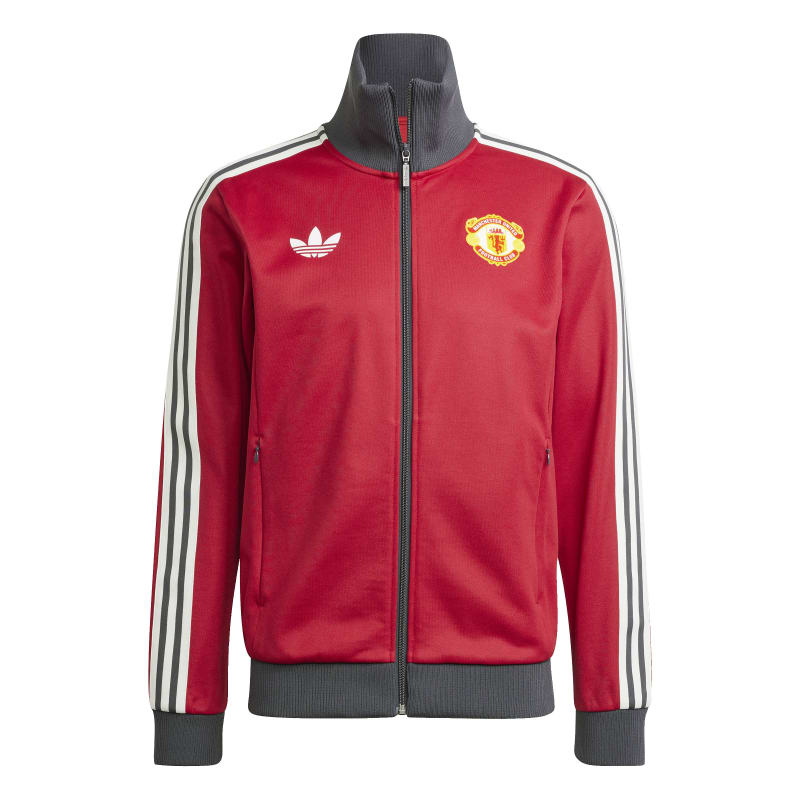 adidas Manchester United Originals Jacke Herren - rot/grau/weiß