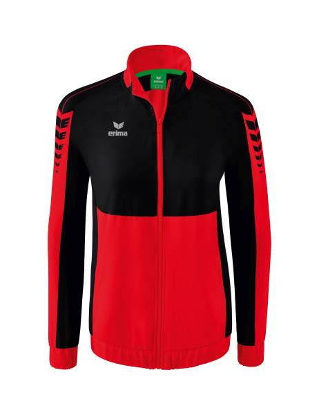 Erima Six Wings Präsentationsjacke Damen - rot/schwarz