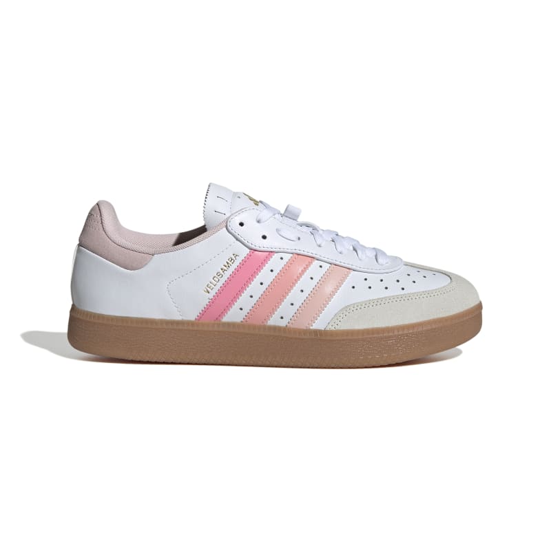 adidas Velosamba Leather Sneaker Damen - weiß/rosa
