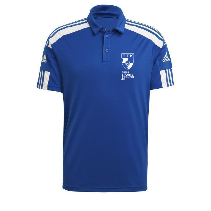 Teutonia Kleinenbroich x adidas Squadra 21 Poloshirt Herren - blau/weiß