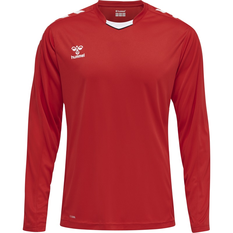 hummel Core XK Poly Trikot Langarm Herren - rot