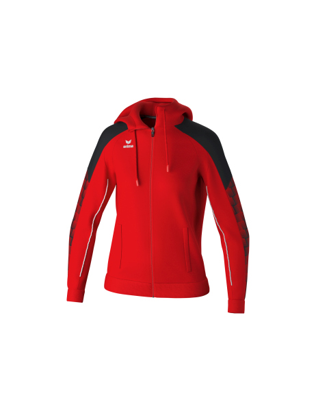 Erima Evo Star Trainingsjacke mit Kapuze Damen - rot